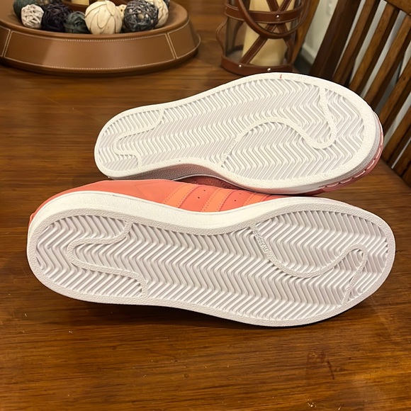 Adidas Superstar Metal Toe W Shoes Sneakers new Rose BY9750 Women’s Size 8 - Picture 12 of 16